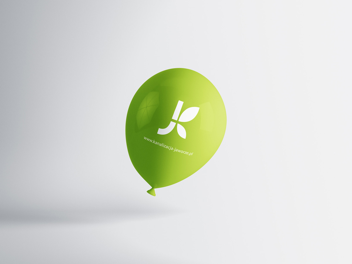 Użycie brandu w projekcie nadruku na balon