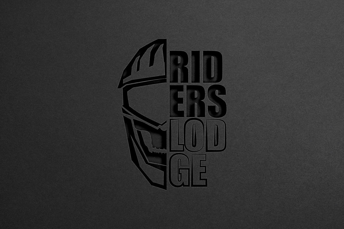Riders Lodge – logo wycinane