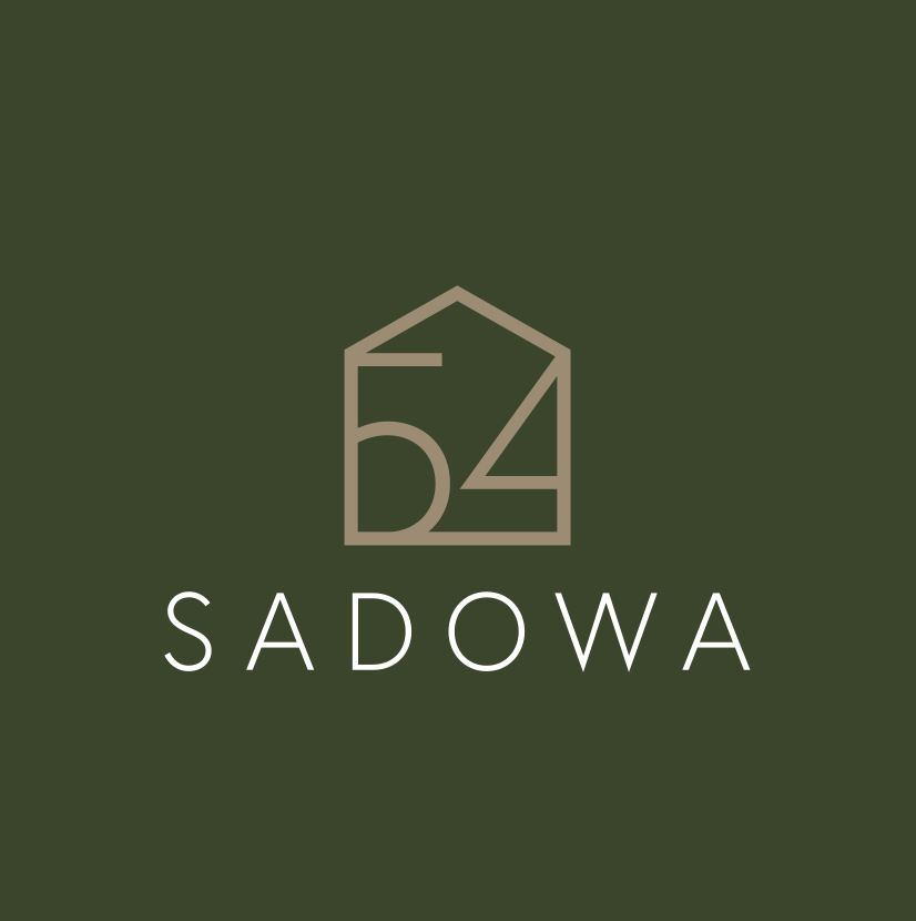 Logo typu glif inwestycji deweloperskiej Sadowa 54