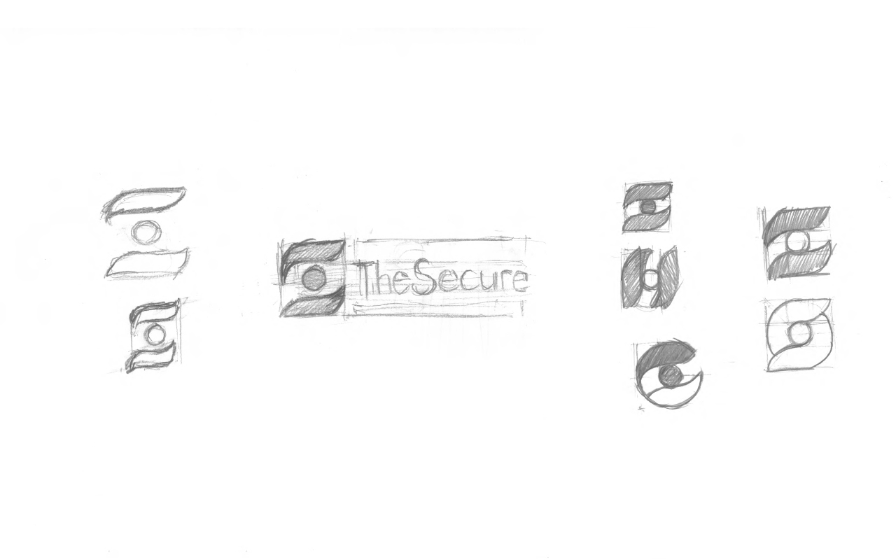 Szkic logo The Secure